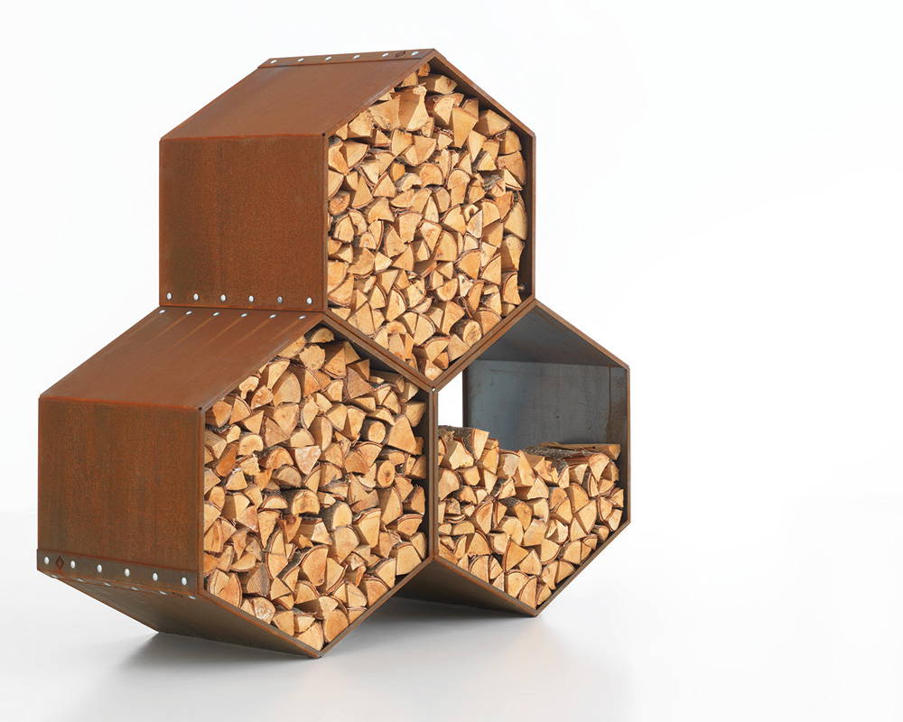 Drook stookhout in Woodbee